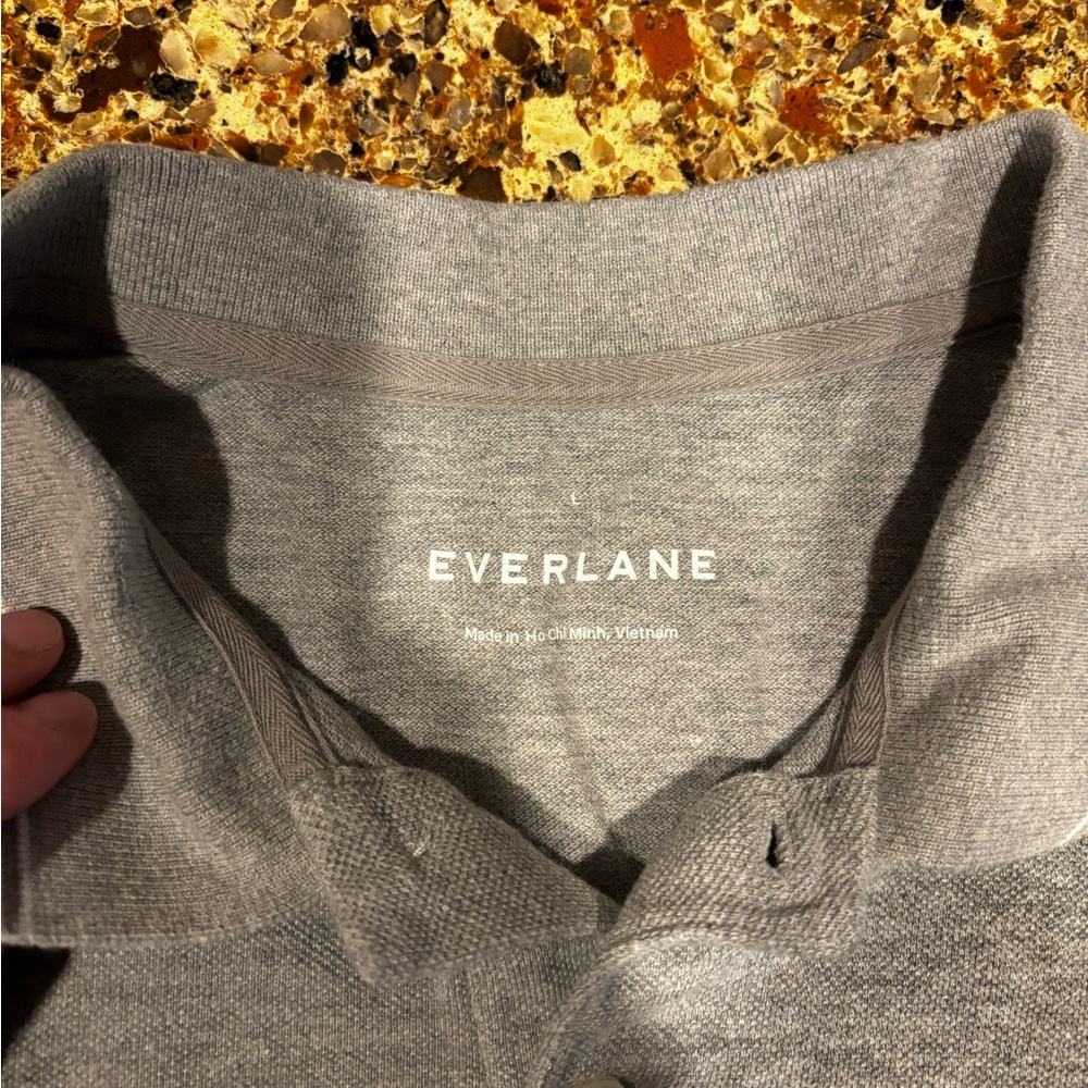 Everlane Gray Polo Shirt